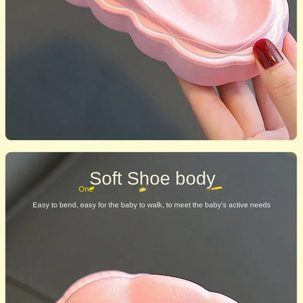 Children Slippers Girls Wearing Soft Soled Slippers Outside Cute Bow Anti Slip Bathroom Slippers Contrast Color Kid Slippers
