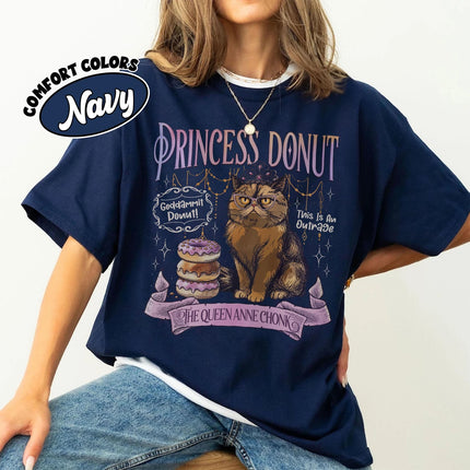 Princess Donut Comfort Colors Shirt Dungeon Crawler Carl Tee SciFi Fantasy Top Bookish Apparel for Readers Funny Book Lover