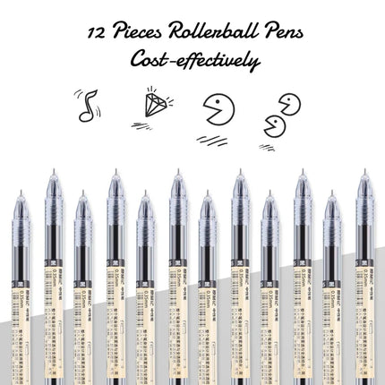 8/50/54Pcs/Set 0.35mm Gel Pens Office School Exam Ballpoint Pen Blue Black Ink Replaceable Pen Refill Rods Kawaii Stationery