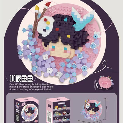 Love and Deepspace Cartoon Block Xavier Zayne Rafayel ralayo Sylus Figures Diamond 3D Model Micro Building Blocks for Adults