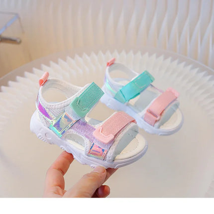 Children's Sandals 2025 New Summer Fashion Soft Bottom Princess Versatile Children's Shoes Little Girls Beach Shoes Girls' Shoes