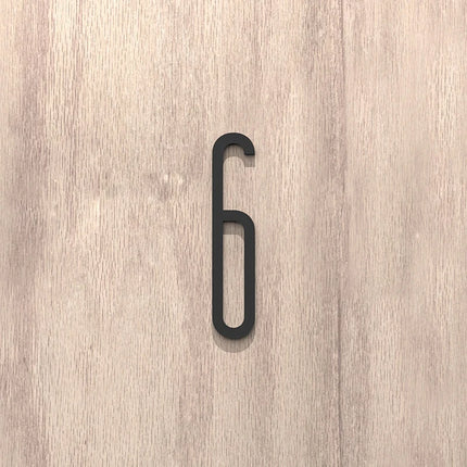 On The Door Extra Apartment Floating Exterior House Metal Building 3D Digits Number Art Nordic Home Decor Wall Sticker Acrylic