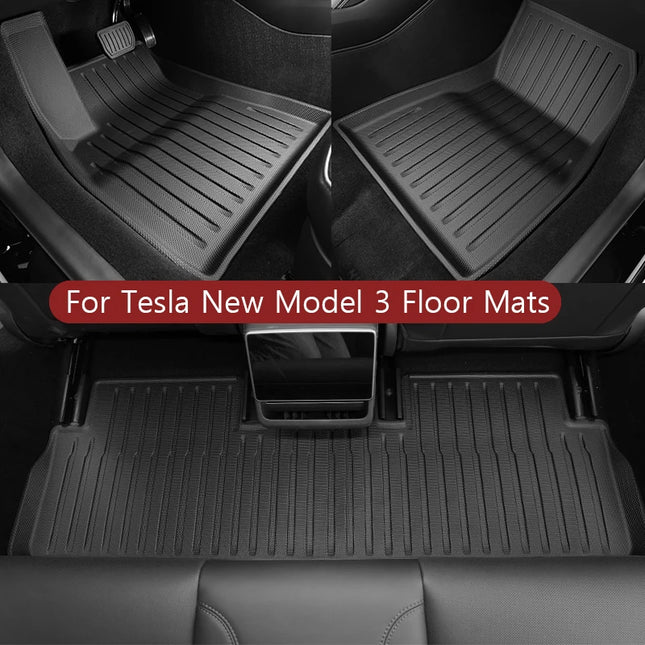 Floor Mats Cargo Liner For Tesla Model 3 2025 Highland Waterproof Anti-slip Trunk Mat TPE Pads Model 3 2026 Highland Accessories