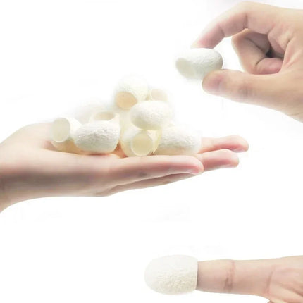10Pcs Organic Natural Silk Cocoons Silkworm Balls Face Skin Care Scrub Purifying Acne Anti Aging Whitening Hot Sale