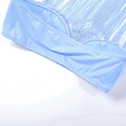 Nibber Club Long Tassel Camisole Women Invisible Straps Summer New Trend Hipster Beach Vacation Matching Fashion Sexy Tank Tops