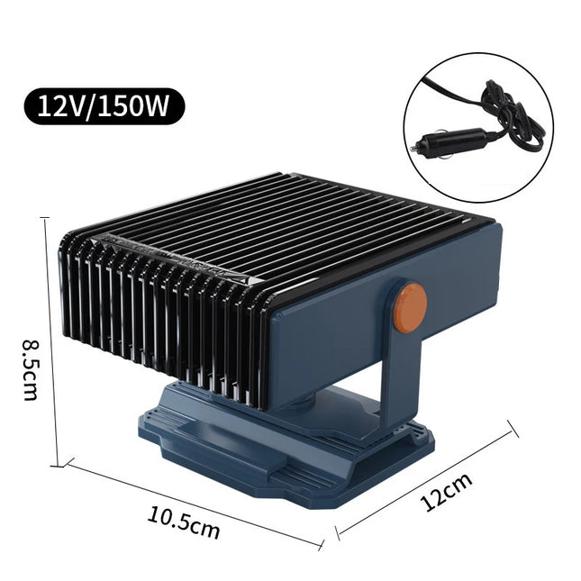 12V Car Mounted Heater With 360 ° Rotating Bracket For Defrosting Defogging Both Cooling Heating Purposes Car Heater New 2026