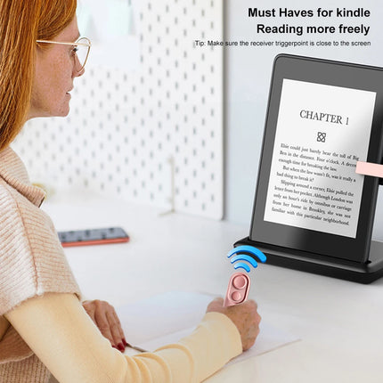 Remote Page Turner Phone Camera Video Record Remote Triggers Clicker Page Turner for Kindle Paperwhite Oasis Kobo EReaders