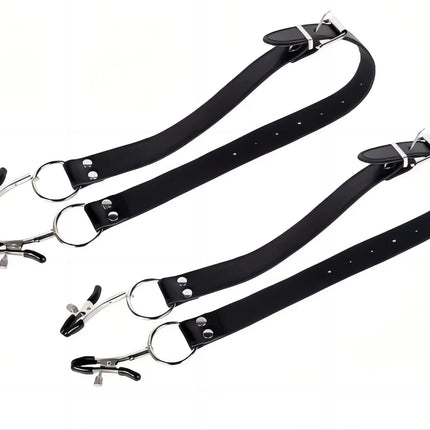 BDSM Labia Spreader Clip Nipple Clitoris Onto Clitoris SM Bondage Spread Pussy Open Vagina Stimulator For Women Adult Sex Toys