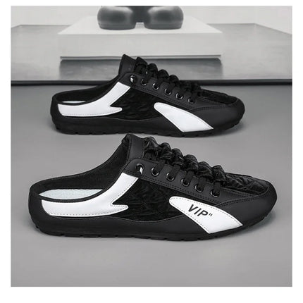 2025 Summer Slippers for Men Trendy Men's Flat Bottom Casual Shoes Soft Sole Support Shoes Men's Sneakers Zapatos De Hombre