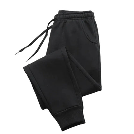2024 Barbell Printed Fleece Men's Trousers Autumn Winter Pants Fashion Drawstring Casual Male Sweatpants Jogging Sports Pants