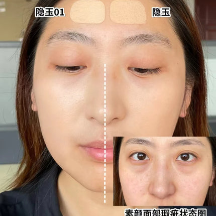 SPLASHEEN 4 Colors Concealer Palette Cream Moisturizing Foundation Cover Acne Marks Dark Brightening Skin Tone Correction Makeup