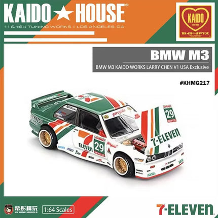 Kaido House MINIGT 1:64 BMW M3 KAIDO WORKS LARRY CHEN V1 USA Exclusive Alloy Die Cast Car Model Gift