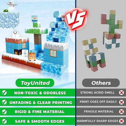 Ice Snow Magnet Blocks / Blocs Glace Neige