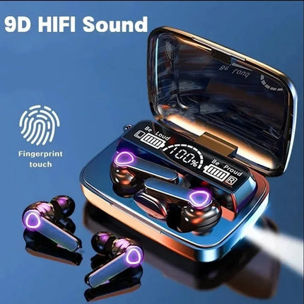 M19 Bluetooth Headset Wireless Tws Gaming Support Noise-cancelling Touch In-ear Mini Emergency Power Bank Headset Earphones
