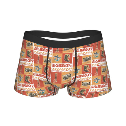 Hot Boxer Tung Tung Tung Sahur Shorts Panties Briefs Man Underwear Italian Brainrot Meme Polyester Underpants for Male Plus Size
