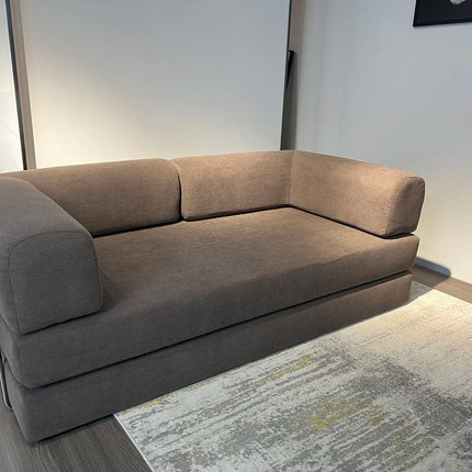 150CM Modern Style Air Compression Fabric Flannel Deformable Modular Couch for Living Room Sectional Composable  Sofa Bed