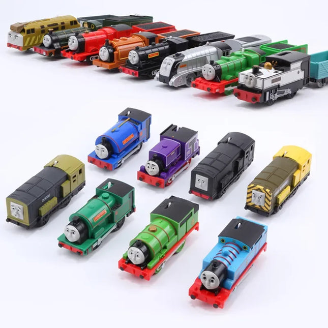1:43 Thomas And Friend Alloy Magnetic Train Track Locomotive Toby Emily Petcy Duck Train Model Children Boy Educational toy Gift