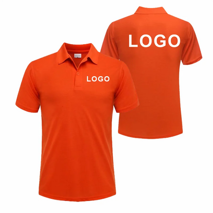 Summer Casual Breathable Polo Shirts Company Logo Custom Print Embroidery Personalized Design Men And Women Short-Sleeved Tops