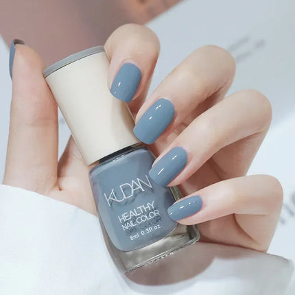 8ml Water-based Nail Polish No Baking Long Lasting Semi-permanent Quick Dry non-peelable Nail Varnish DIY Fashion Manicure