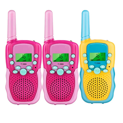 Walkie Talkies for Kids 22 Channels 2 Way Radio Toy with Backlit LCD Flashlight 3 Miles Range for Outside Camping Hiking
