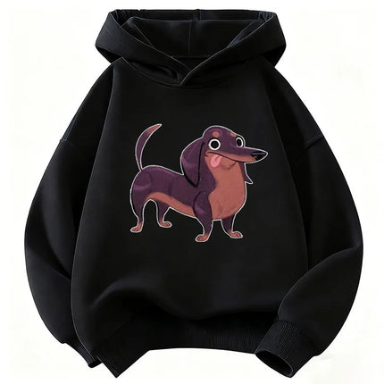 Fashion Dachshund Dog Funny Hoodie Kids Children's Sweatshirt Hoody for Boys Girls Casual Hoodies Y2k Clothes