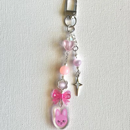 Handmade inspireds by Stray Children Beaded Keychain | Stray Children Beaded Keychain | K-Pop Inspired Keychain  Y2k jewely