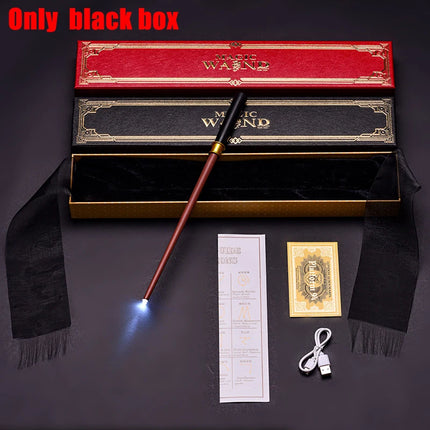 LED Magic Wand 9 Kinds Cosplay Show Plastic Magic Stick Toy Accessories For Kids Children Decoration