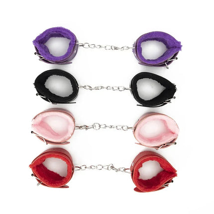 PU Leather Handcuffs Sex Bondage Restraints Wrist Hand Cuffs Product,Adult Game Toys for Women&Men Products Bdsm Fetish