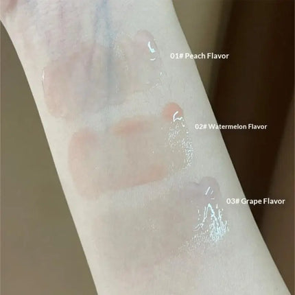 1/3Pcs HERORANGE Fruit Flavored Lip Oil Moisturizing Hydrating Lip Balm Primer Lip Care Cosmetic