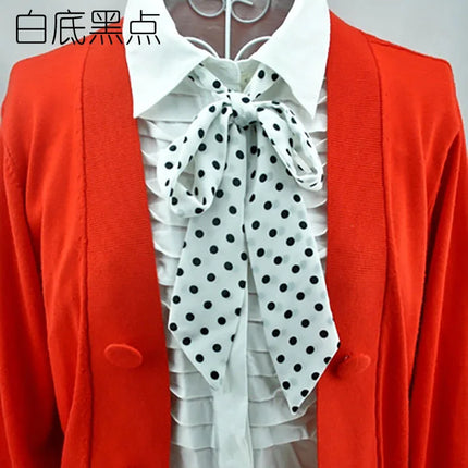 Girl Tie Tie College Storm Point Solid Color Ribbon Needs To Be Manually Knotted Daily Simple Bow Tie Shirt Accessories Bow Tie