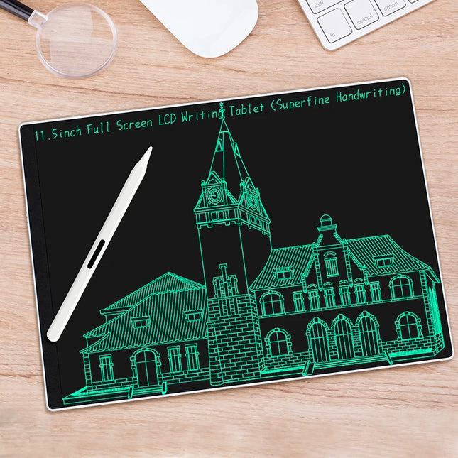 11.5-inch Full Screen Superfine Handwriting LCD Writing Tablet Electronic Drawing Board Kids Graffiti Painting Memo Learn Pads