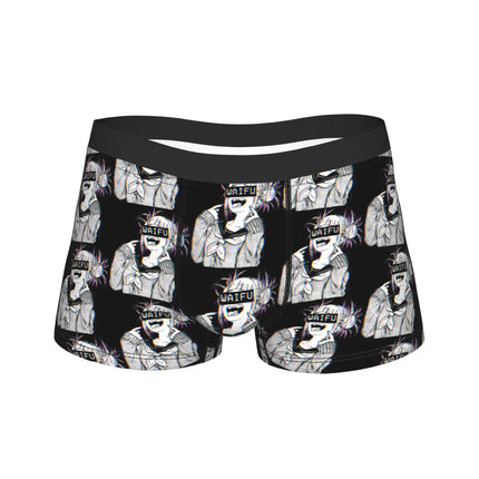 Men's My Hero Academia Anime Long Underwear Deku Bakugo Funny Boxer Briefs Shorts Panties Male Soft Underpants M-XXL