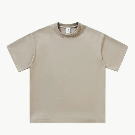 2025 Summer Men and Women T-shirt Cotton Solid T-shirts Oversized Short Sleeve T-Shirt Fashion Soft White Black Tee Clothing Tops