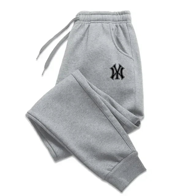 New style printed sport pants suitable for both men and women, luxurious long-distance running pants, casual fitness pants