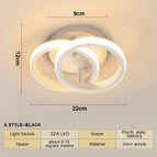 White-Round / LED 3 Color