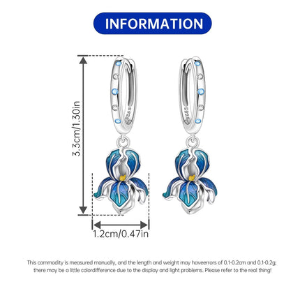 Hot Sale Original 925 Sterling Silver Zircon Pink Paw Print Earrings Heart Flower Leaf Design Women Party Jewelry Gift Ear Loops
