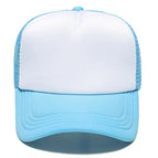 light blue white / Adult / print 1 logo