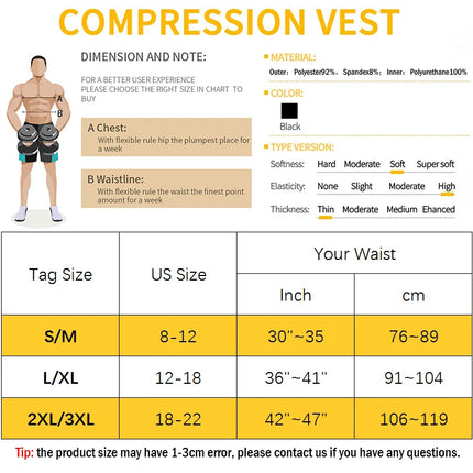 Hot Slimming Sauna Sweat Vest for Men Heat Trapping Pullover Sweat Enhancing Vest Workout Body Shaper Reduce Weight Tank Tops