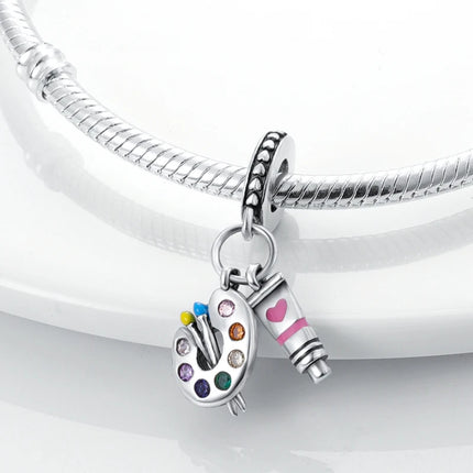 925 Sterling Silver Charms Mother Girl Boy Family Life Pendant Beads Fit Original Bracelet Necklace Diy Charm Women's Party Gift