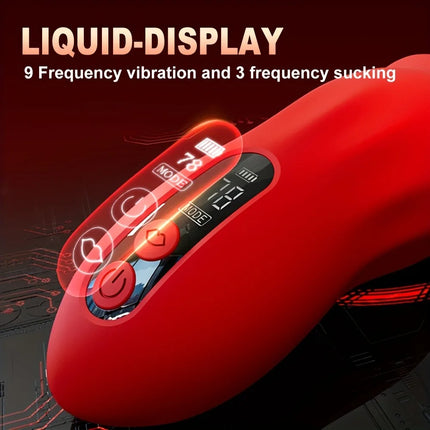 Male Masturbator Sex Toys for Men Penis Training Vibrator Blowjob Sucking Sex Machine Glans Trainer Cock Vibrating Stimulator