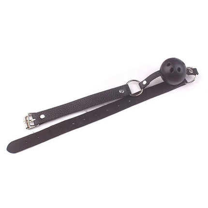 4 Colors Faux Leather Mouth Gag Adjustable Plastic Ball Adult Flirting Fetish Roleplay Game Props Couples BDSM Bondage Sex Toys