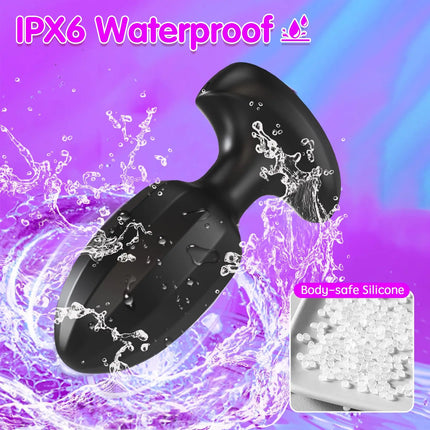 Anal Plug Vibrators Sex Toys - APP Remote Control Prostate Massager with 9 Intense Vibration Modes, Female Wearable G Spot