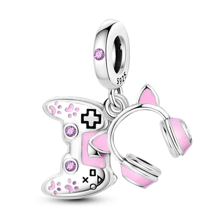 Charms 925 Sterling Silver Cute Cat Collection Charms Beads Paw Print Pendant Beads Fit Original DIY Bracelet Gift Women Jewelry