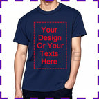 Navy (Front Logo) / 4XL / No