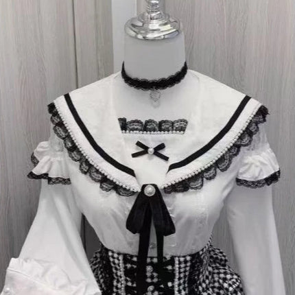 Elegant Gothic Kawaii Women Sweet Tops Vintage Y2K Tees Retro Clothing Punk Subculture T Shirts Japanese Fashion 2025 Summer
