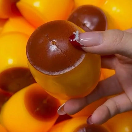 Pudding-made balls, crunchy extruded balls, soft and bouncy toys, creamy smooth texture, leisure toy, ASMR sensory stress-relief
