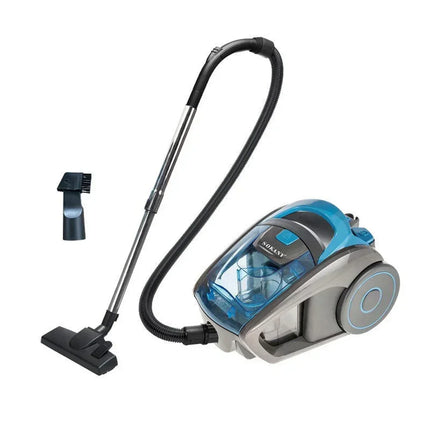 Houselin 2500W Bagless Can Vacuum Cleaner, Rotary Clean, Corded Vacuum Cleaner for Hard Floors, Carpets, Pet Hair