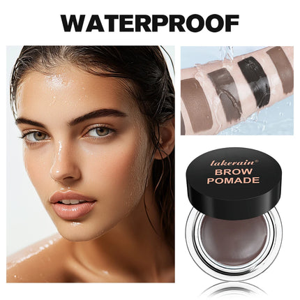 6Color Matte Black Wild Eyebrow Cream 3D Natural Tint Eyebrow Enhancers Gel Wax Waterproof Long Lasting Eye Makeup Cosmetic Tool