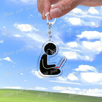 Funny XP 98 Window 10 Computer Keychains for Accessories Bag Charm Programmer Keyrings Jewelry Friends Birthday Gifts