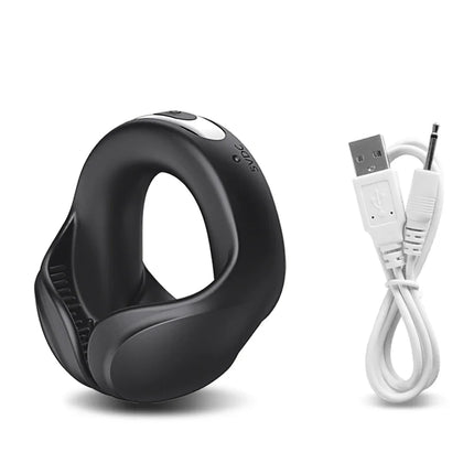 Remote Control Cock Ring for Men Penis Vibrator Male Ejaculation Delay Testicles Perineum Stimulator Massage Sex Toy for Couples